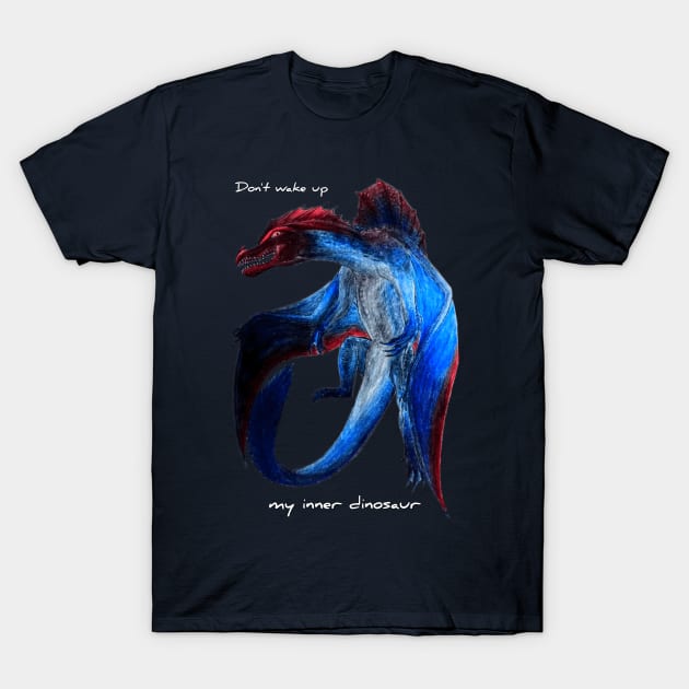 Spinosaur Dragon - Spinodragonus T-Shirt by Lycoris ArtSpark